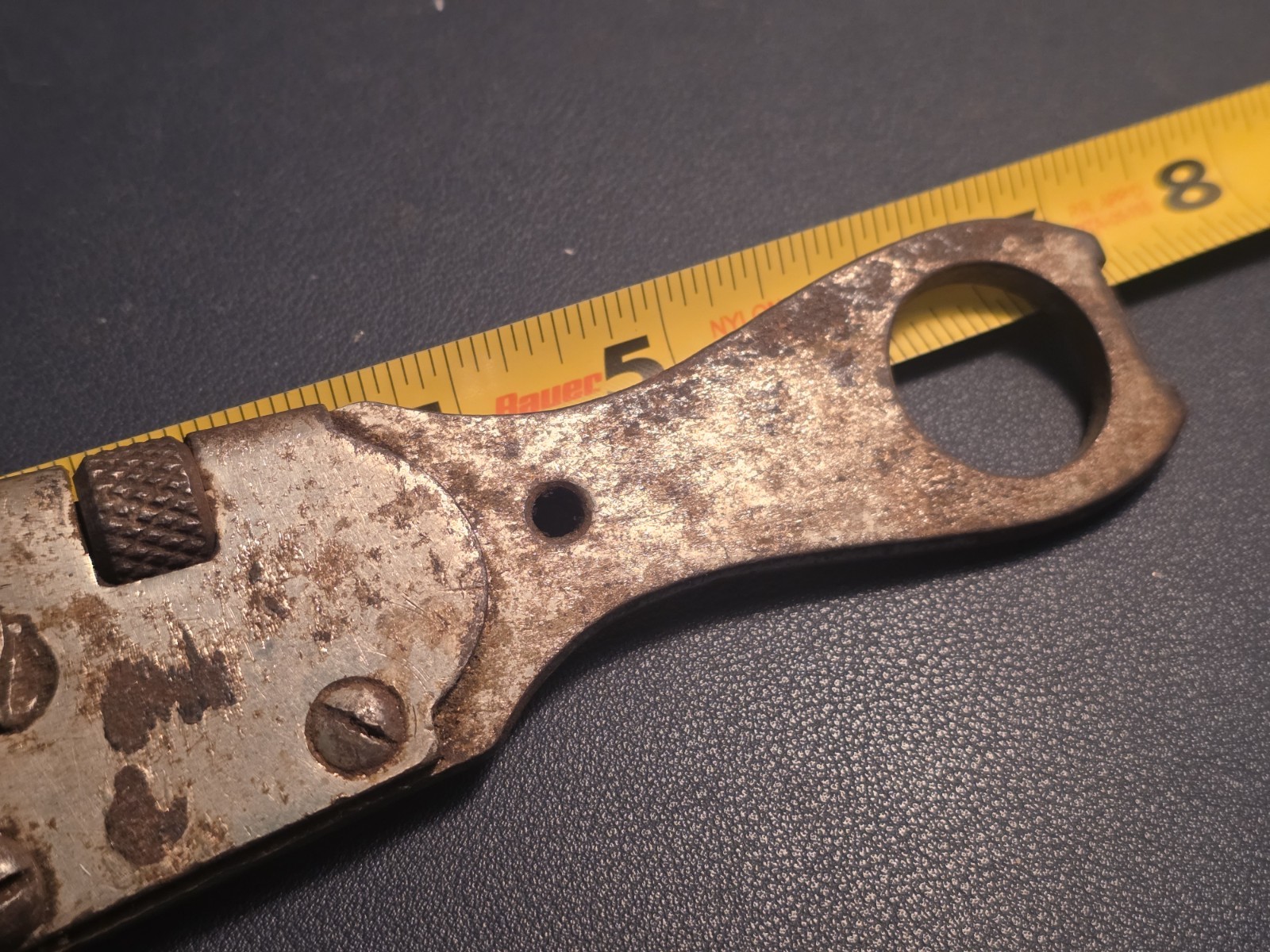 The Elgin Extra Jaw Adjustable Wrench Made in USA INV#1