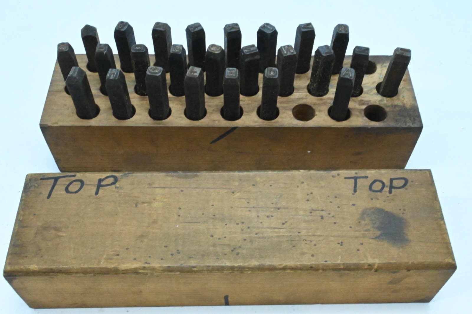Mac Allied Tools LS316 Machinist Steel 3/16″ Letter Punch Marking Stamping Set