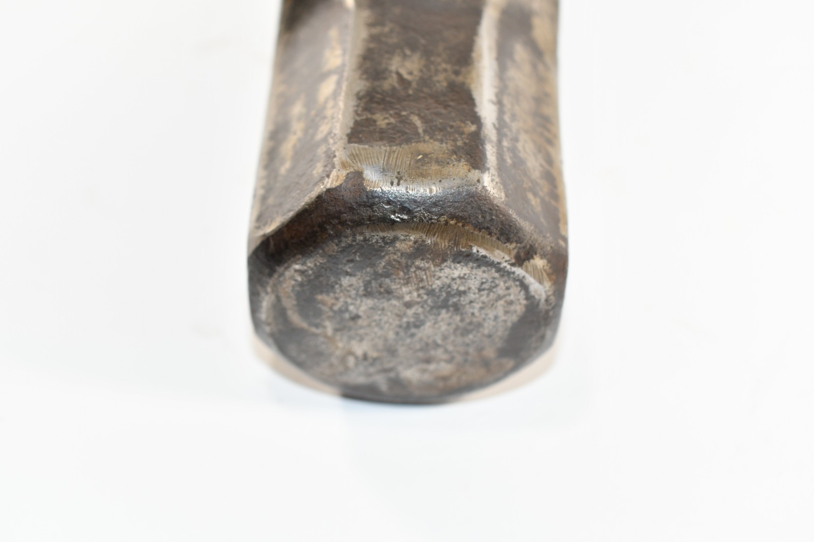 Vintage Blacksmith Warwood Straight Peen Sledge Hammer Head 12lb O500