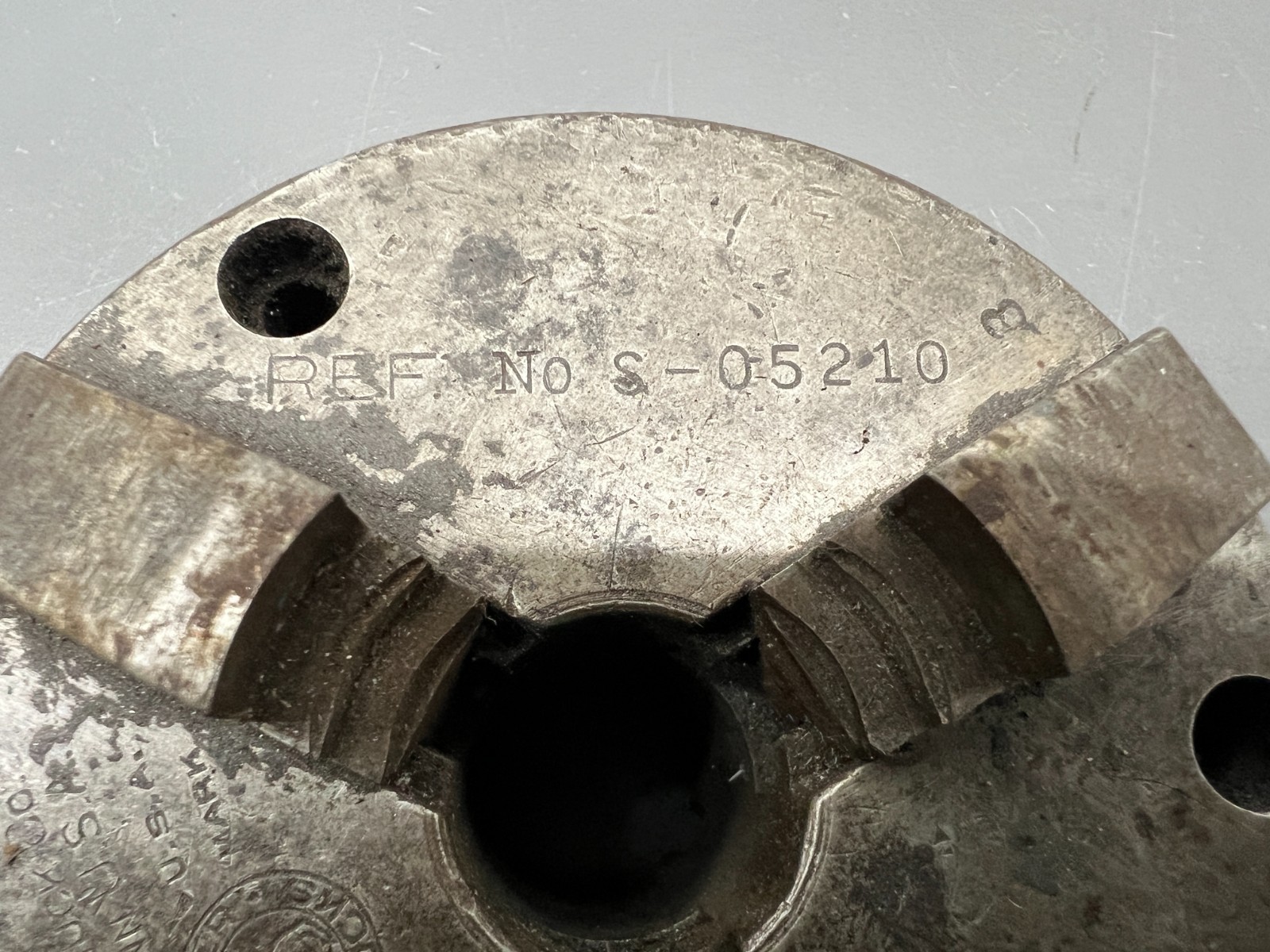 (mc) SKINNER 4″ MACHINIST LATHE 3 JAW CHUCK NO. 3604-PW REF. S-05210 – USA