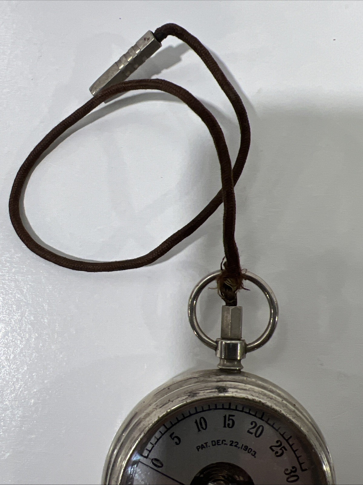 BURGESS BATTERY COMPANY 1903 AMPERES POCKET WATCH METER GAUGE TOOL MADISON, WI
