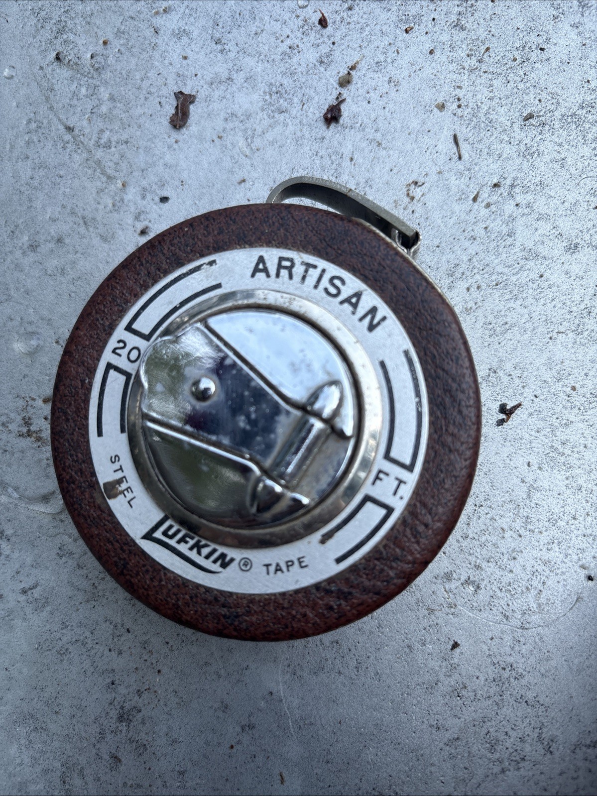 Vintage Antique The Artisan The Lufkin Rule Company 20ft Tape Measure