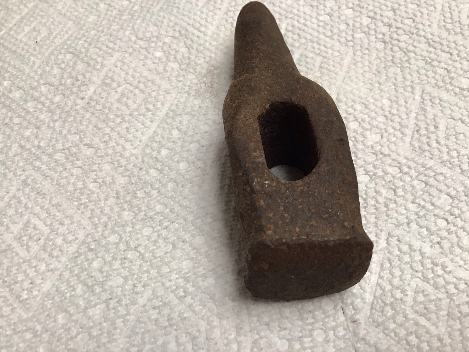Early Blacksmith Round Point Hammer Head