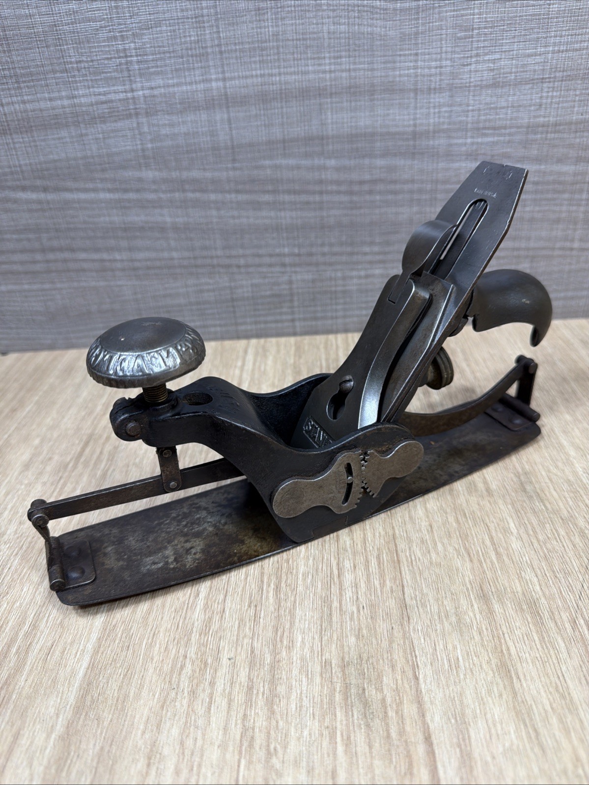 Vintage Stanley No. 113 Circular Compass Plane Woodworking Tool See Description