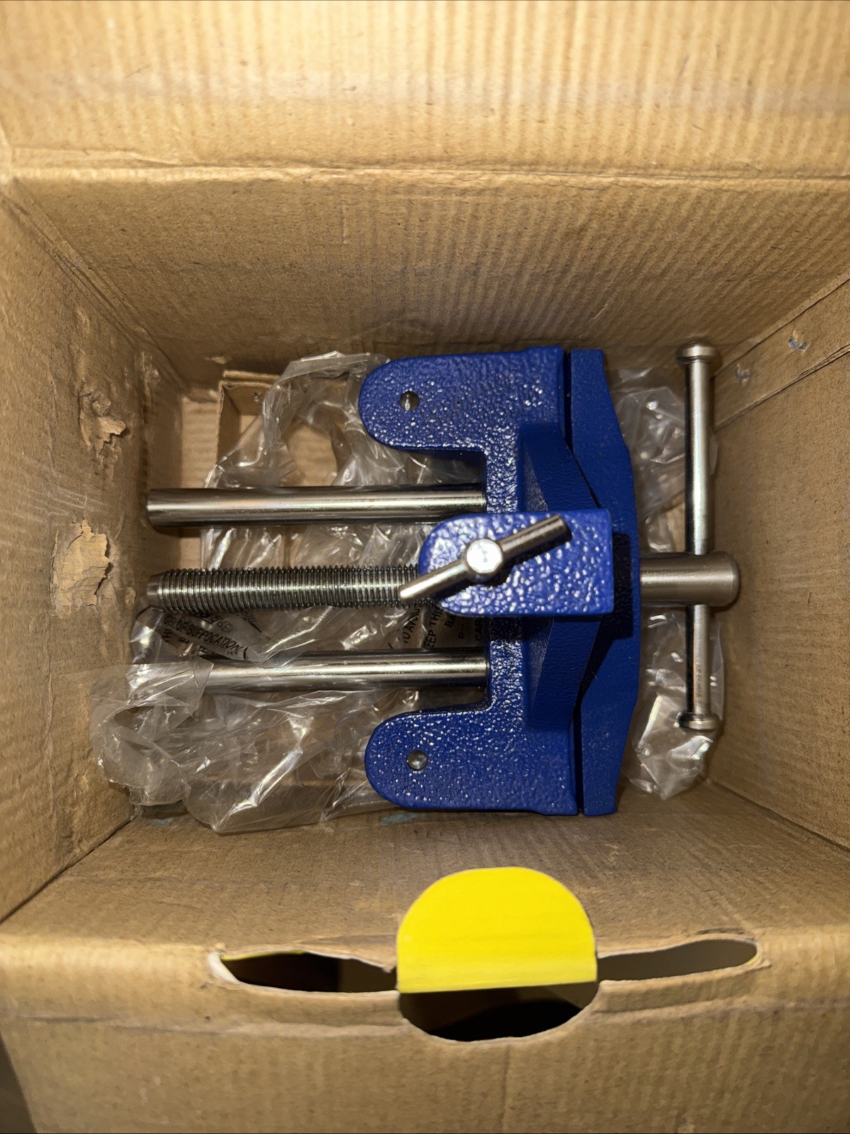 Central Forge 6″ Economy Carpenters Vise w/ Clamp #95203 Wood Shop Woodworking