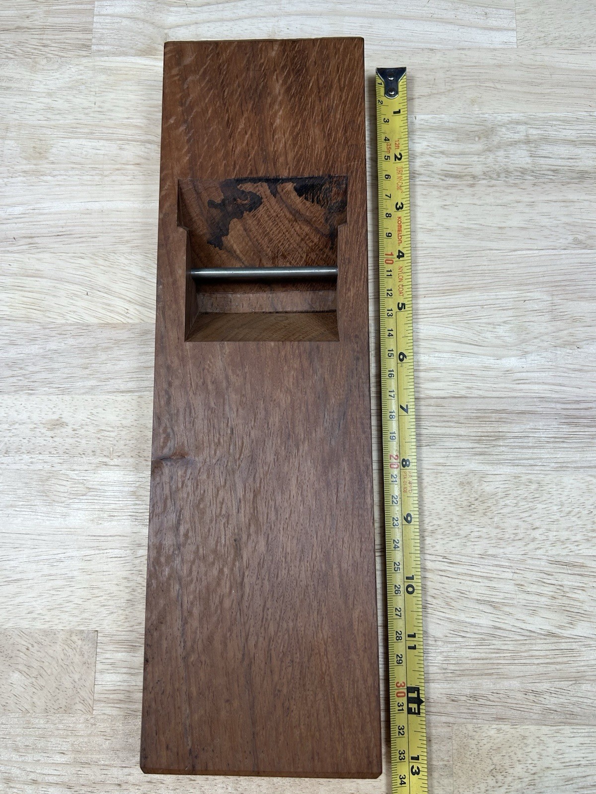 3rd Gen. Chiyozuru (三代目千代鶴) 76mm Muga (無我) Japanese Smoothing Hand Plane. NOS.