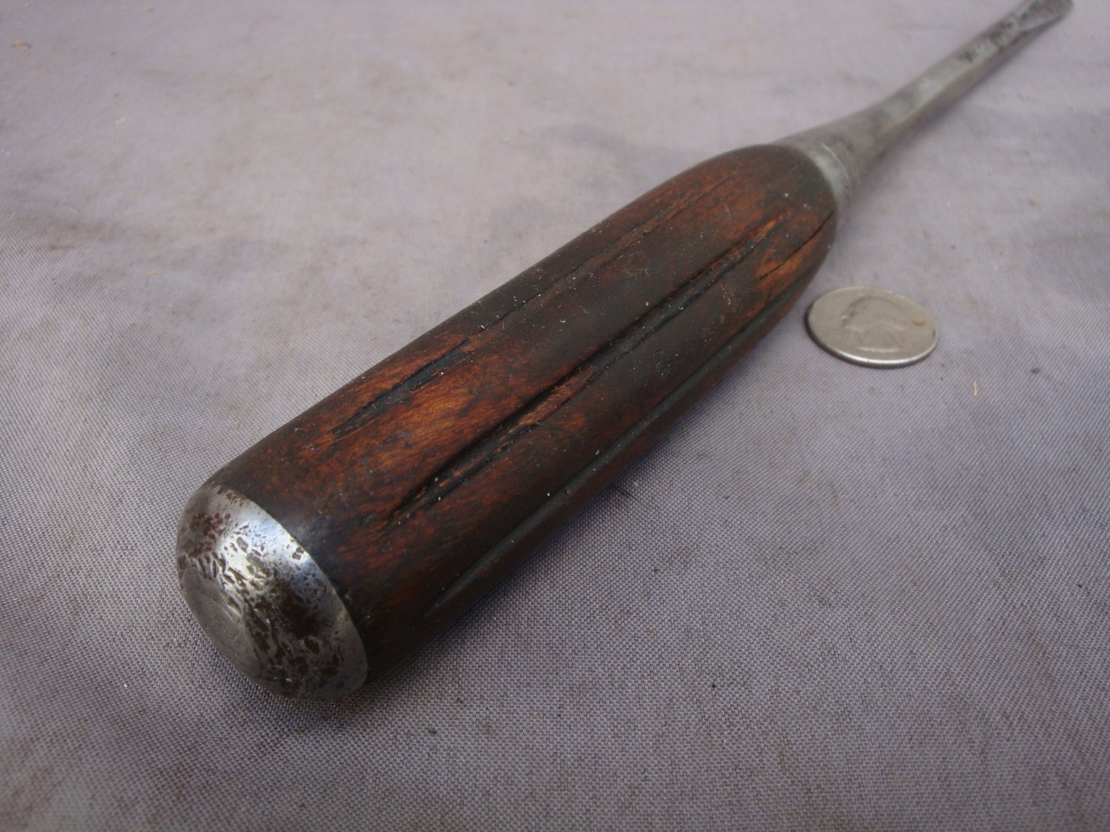 Antique Western Auto Westco Wood Handle 13″ Full Tang Screwdriver