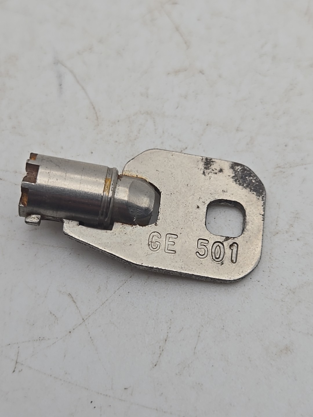 1pc Vintage Chicago Lock GE501 ACE Barrel Tubular Cam Lock Replacement Key 9A2