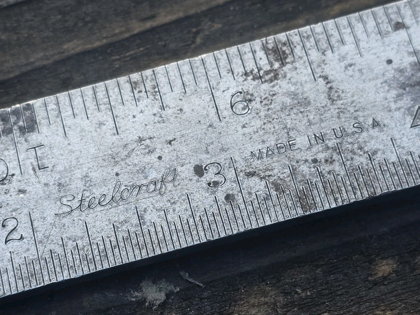 Vintage Steelcraft 12″ Combination Square Ruler with Level USA works