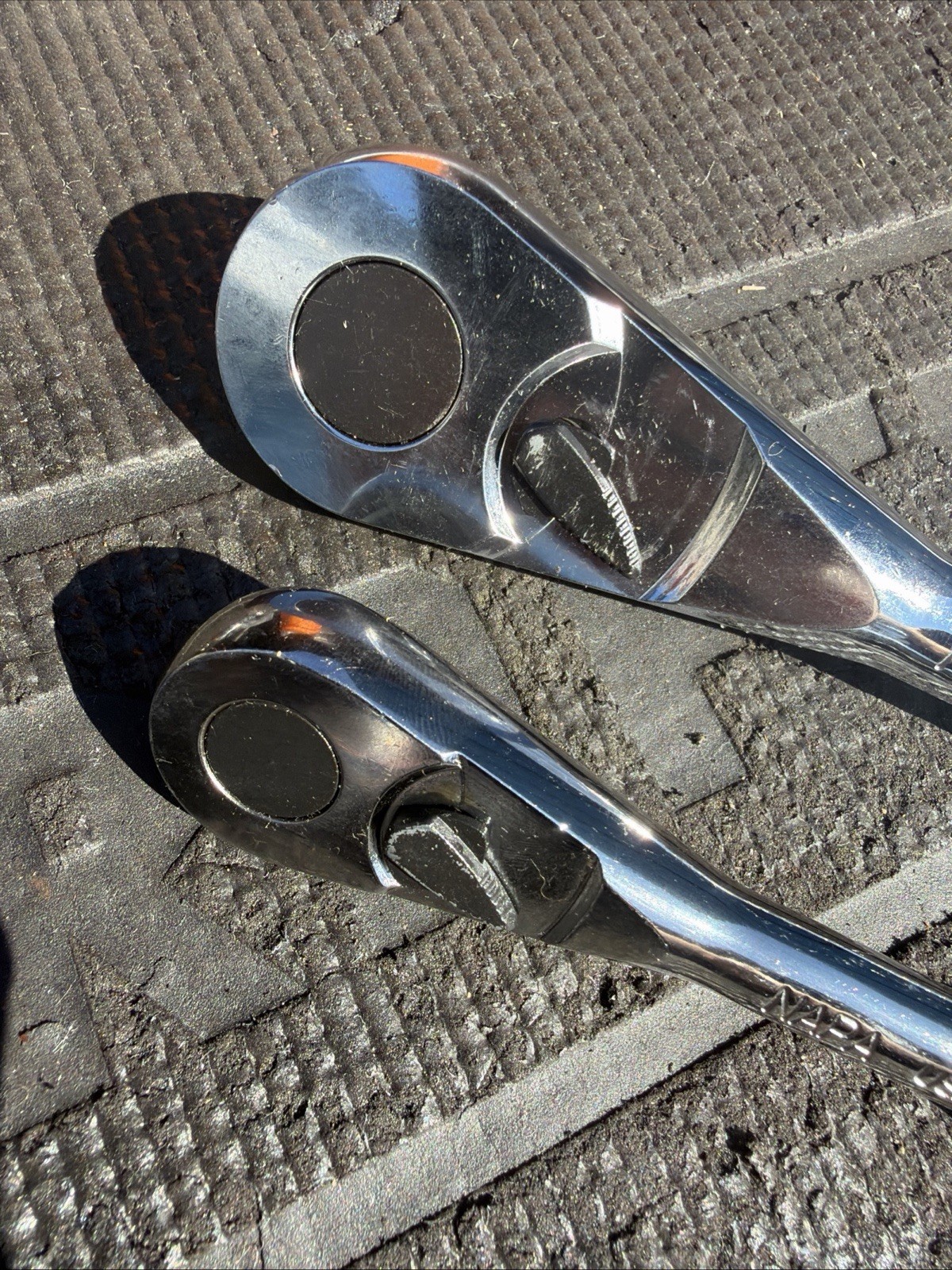 Rare Napa Tools USA Nos 1/2” Ratchet Ns41 3/8” Nb41 Teardrop Quick Release