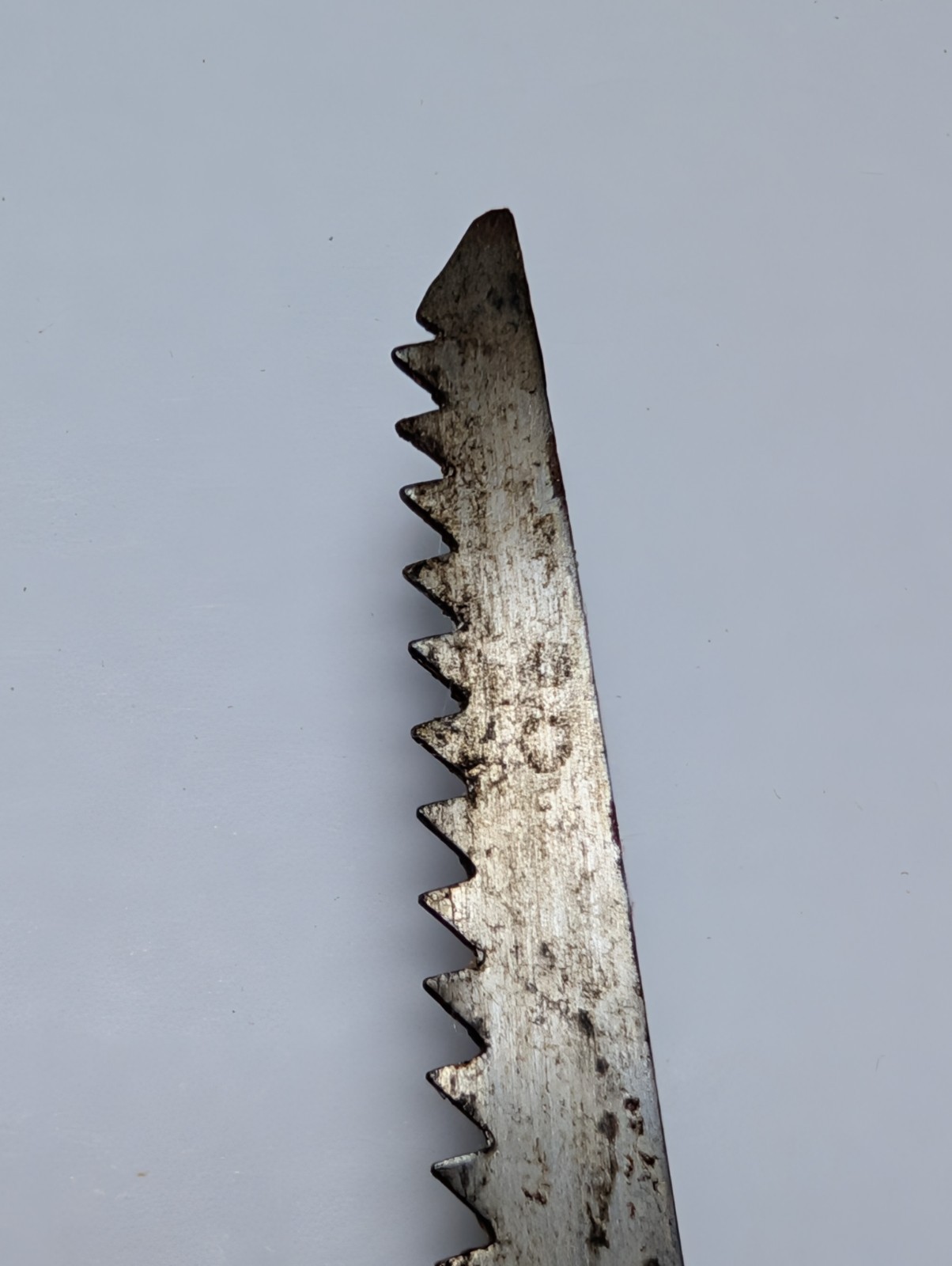 Vintage Keyhole Saw/Compass Saw Antique Hand Tool Industrial Decor 9 1/2″ Blade