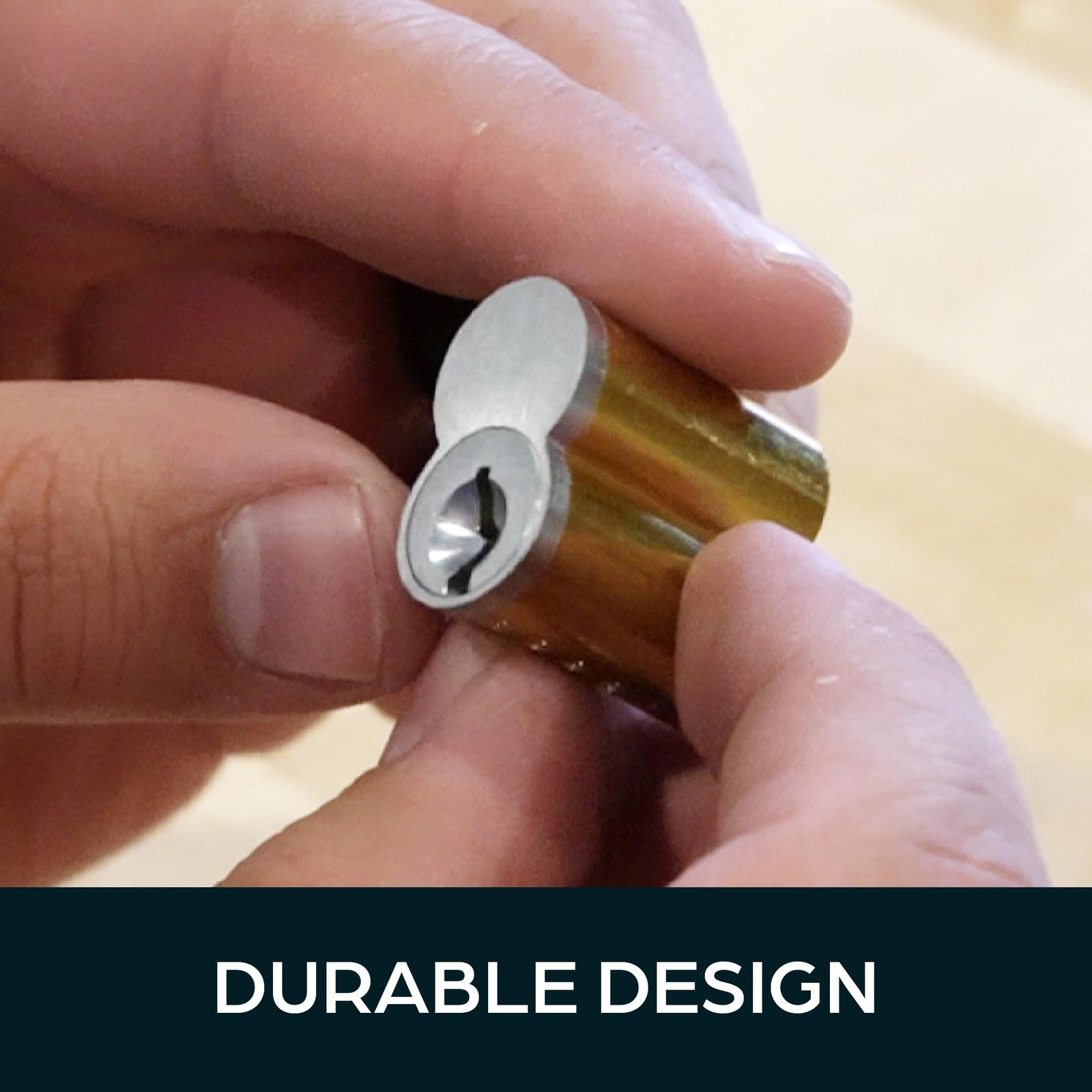 SUMMIT DOORWARE High Security Keyed Up IC Core Cylinder with Satin Chrome
