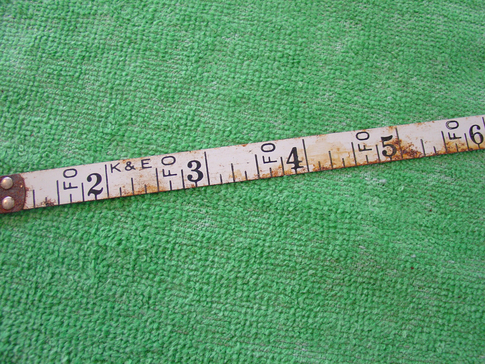 VINTAGE K+E RULE Co. 50ft. STEEL TAPE “FAVORITE WYTEFACE” MADE IN USA
