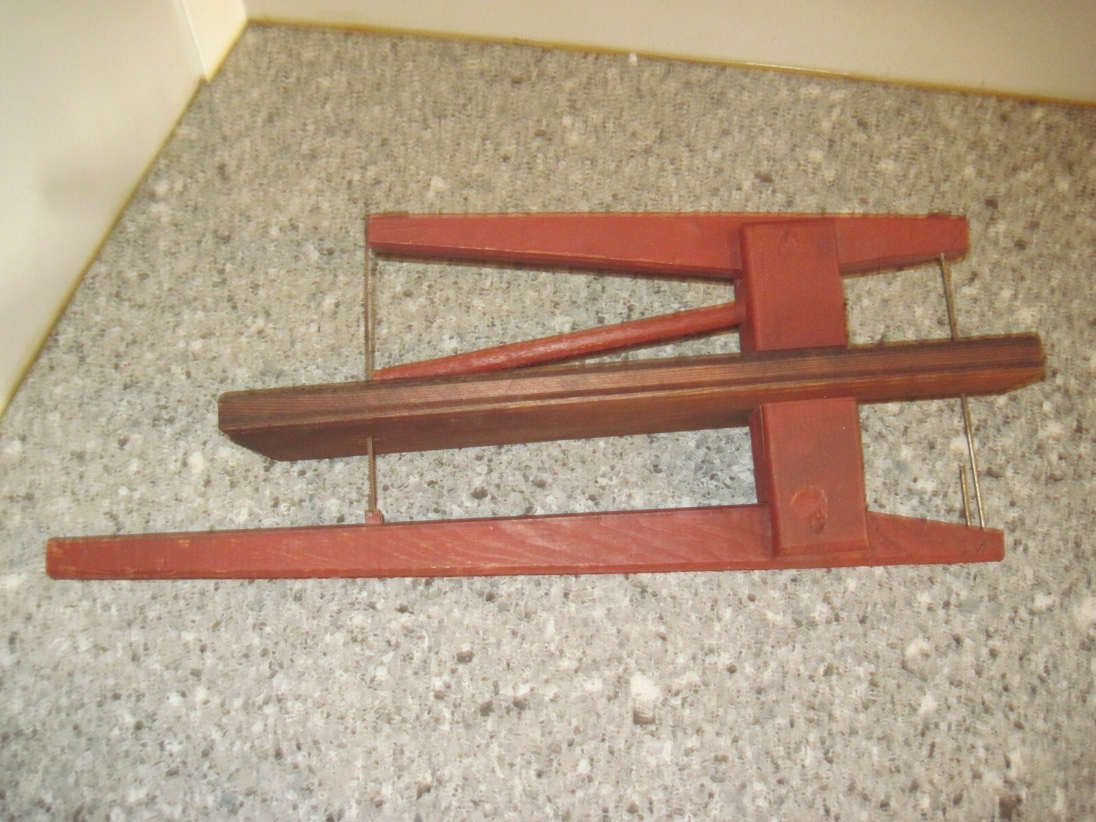 Jiffy Jig-Saw -1946 The Dupli-Craft Co. Wooden Jigsaw For Peddle Power