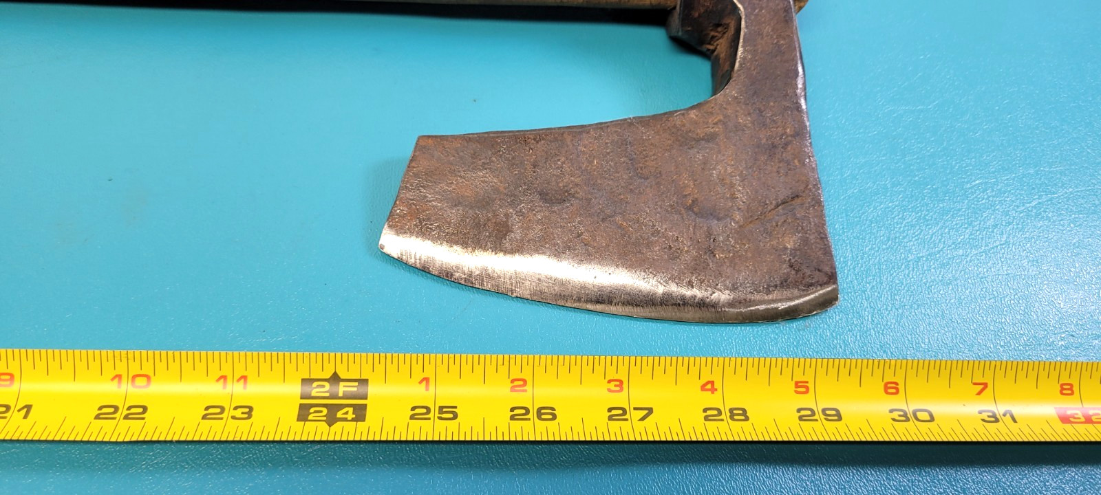 Antique Large Hand Forged Viking Bearded Axe Hatchet Ax 5.25″ Blade 29.5″ OAL