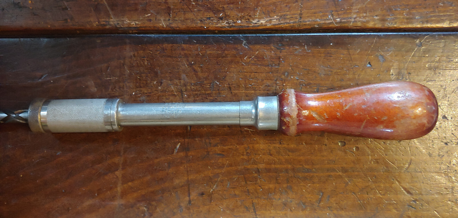 VINTAGE MILLERS FALLS No. 610 Automatic Spiral Ratchet Screw Driver, 1 bit, BOX