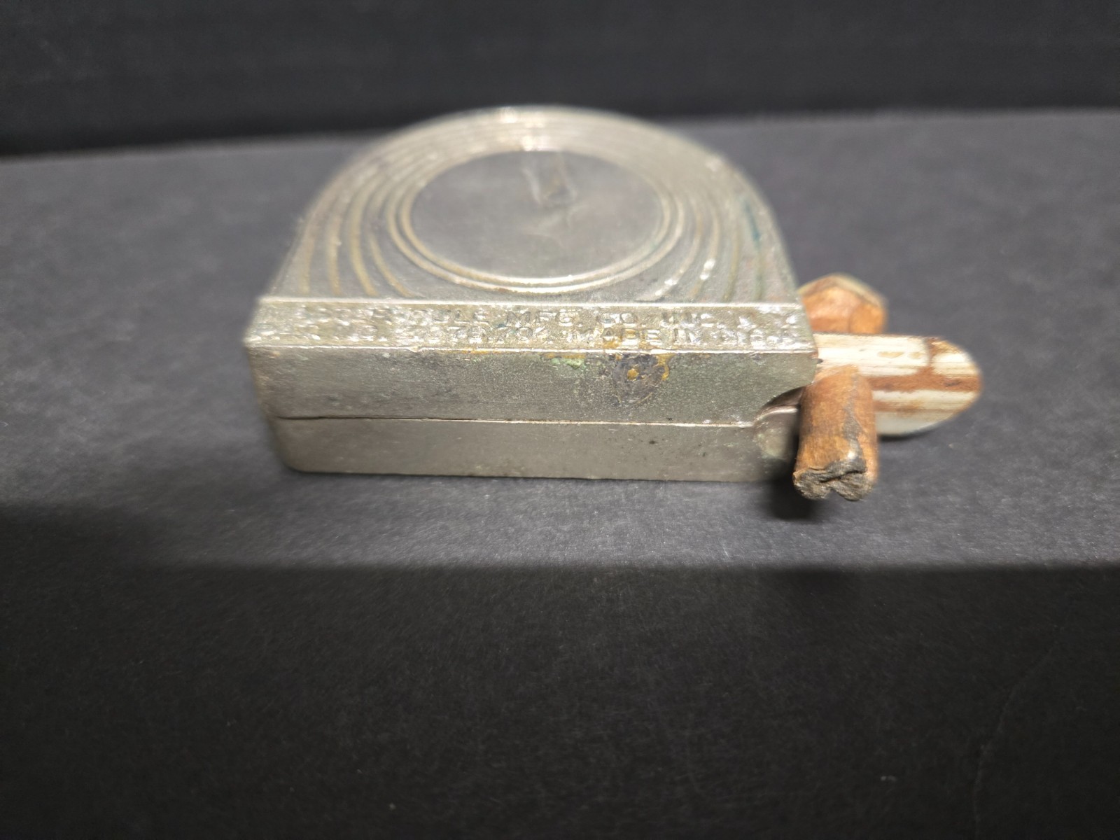 Vintage 1940’s Art Deco Master Tufboy Steel Tape Measure No. 308W-USA