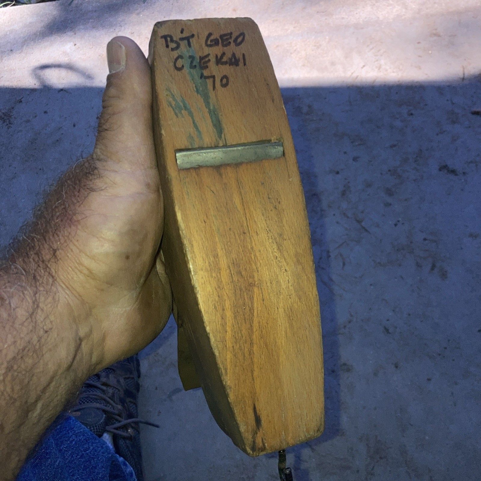 Vintage Auburn Tool Company Wooden coffin plane #3