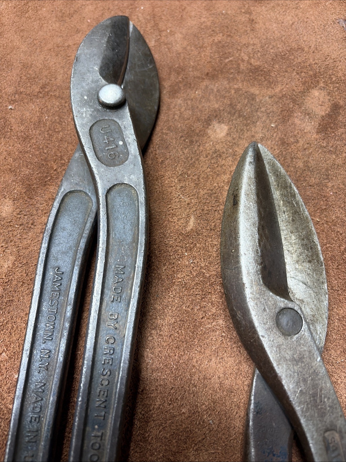 Vintage Crecent Tool Co. tin snips 16″ long And A 12 “