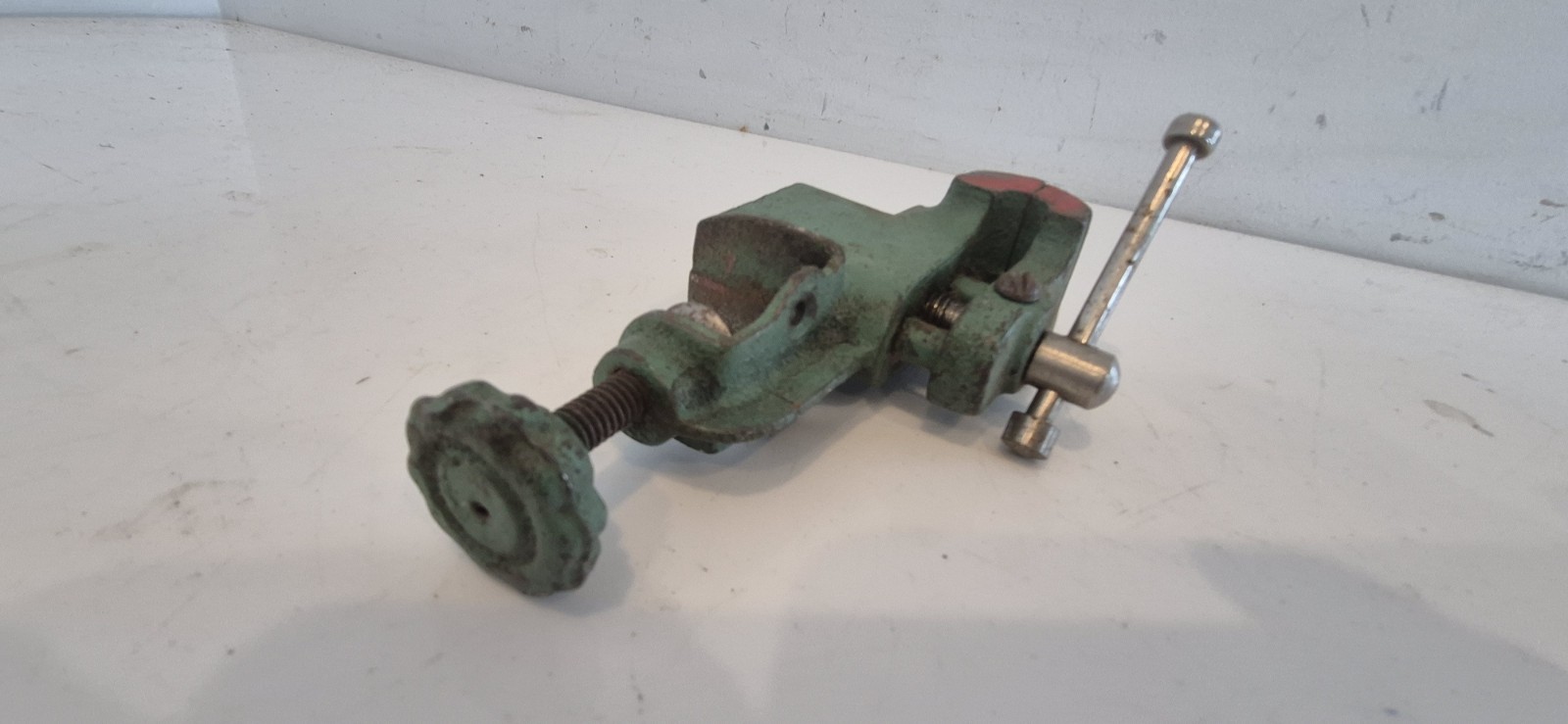 Vintage Premier Small 1 1/2″ Clamp-On Bench Table-Top Vise