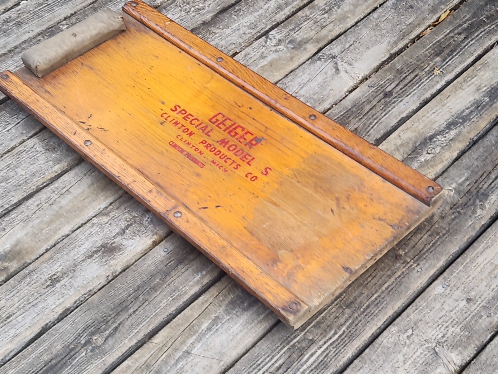 Geiger Mechanics Creeper Special Model “S” 1940’s Vintage Clinton USA Swivel