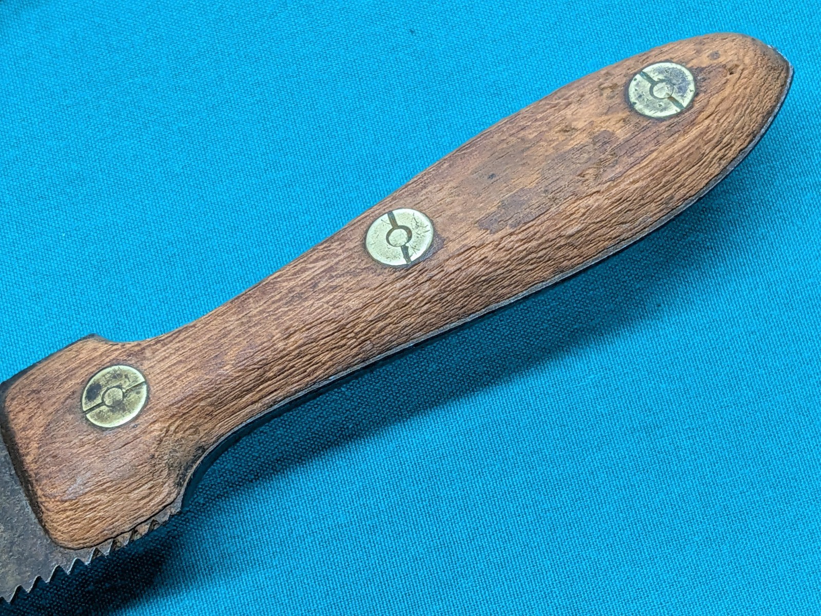 Rare Antique Henry Disston Saw Knife 1840-1865 Philada Stamp Split Nut Civil War