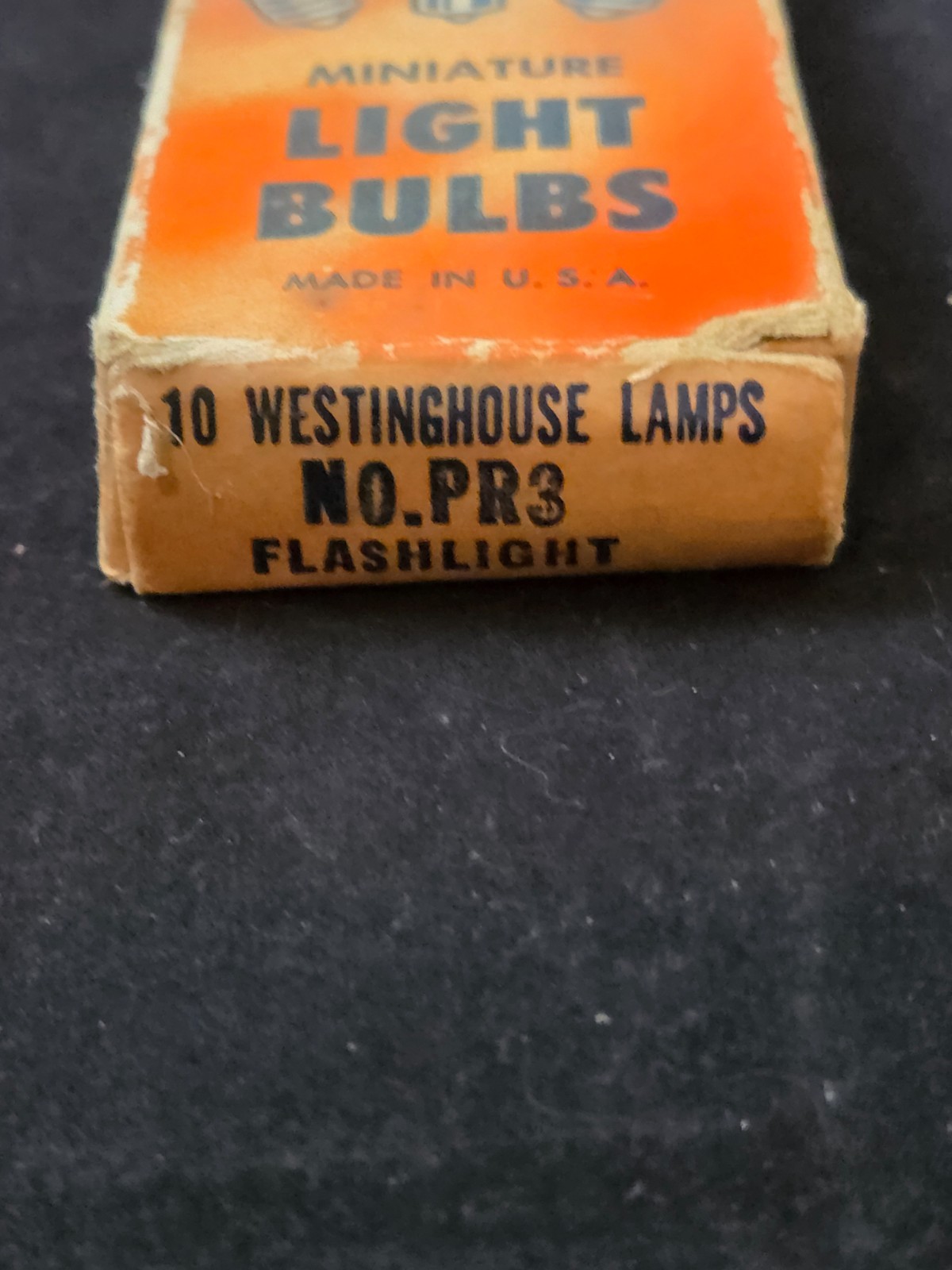 Vintage Westinghouse Miniature Light Bulbs PR3 Flashlight