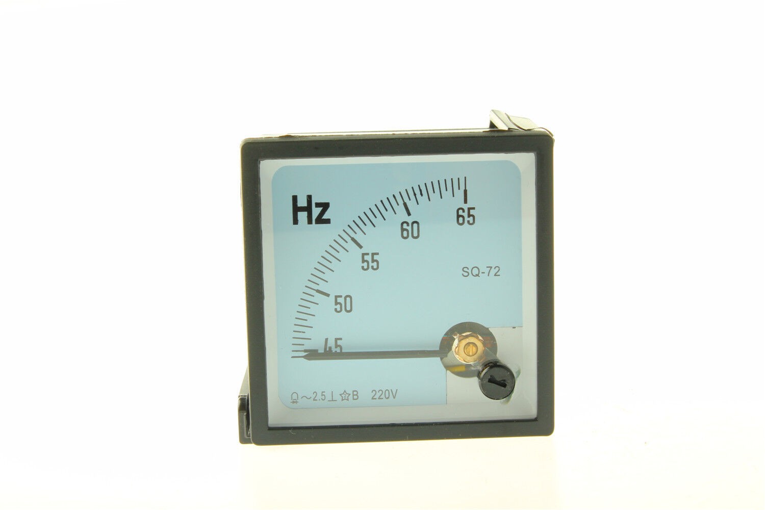 1.0 Accuracy Class 45-65Hz Frequency Tester AC 220V Analog Panel Meter