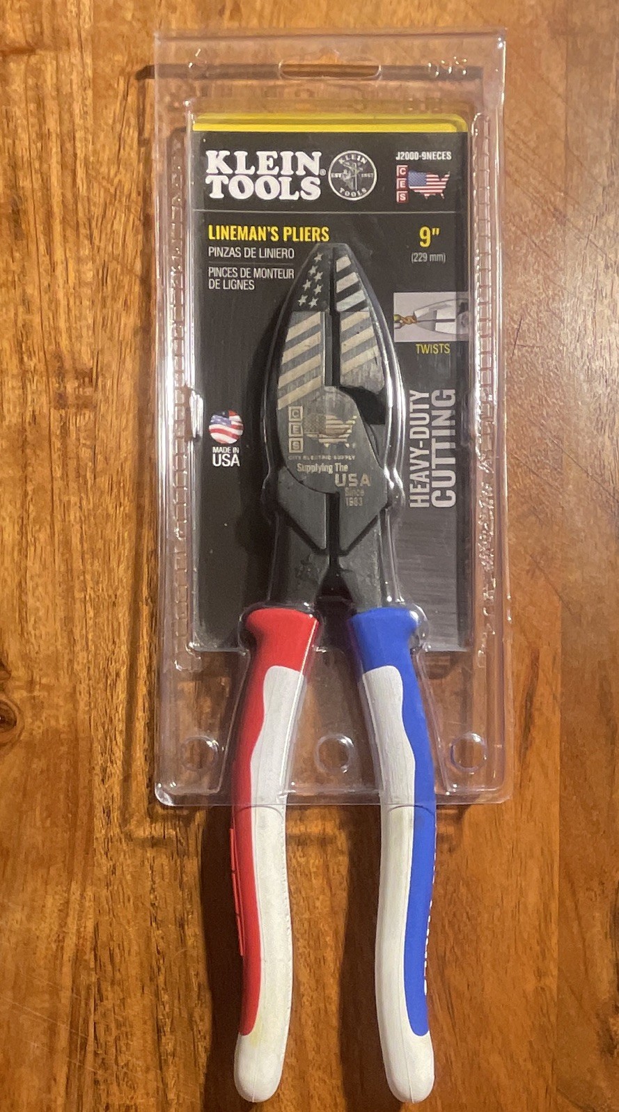 Klein Tools J2000-9NECES City Electric Supply Limited Edition Lineman’s Pliers