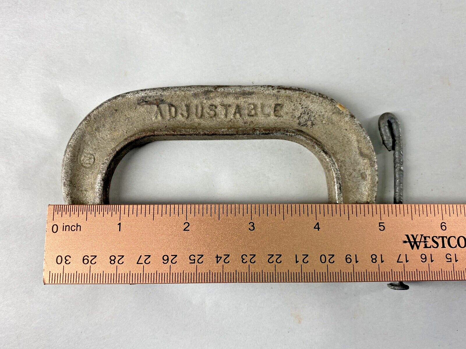 Lot of 8 Adjustable Brand C Clamps 1 x 1430 3″, 4 x 1420 2″, 3 x 1410 1″