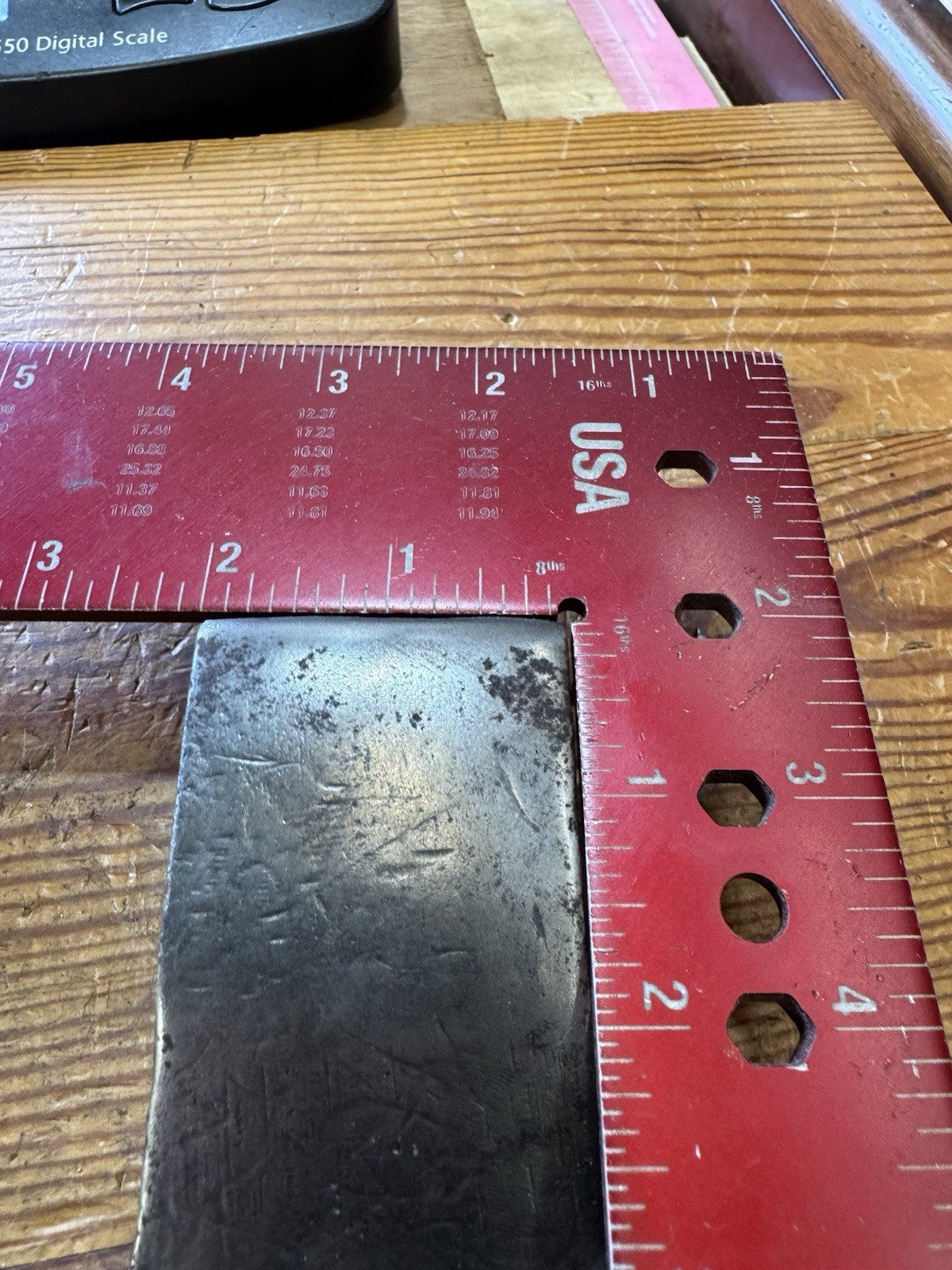 Vintage Thick Unmarked Hatchet Head 1-1/2” Eye 1lb 9oz (251)