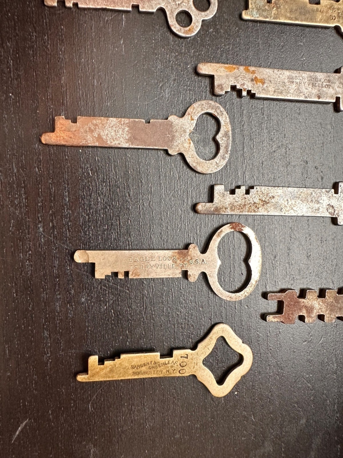 Vintage Antique Skeleton Keys Lot of 17
