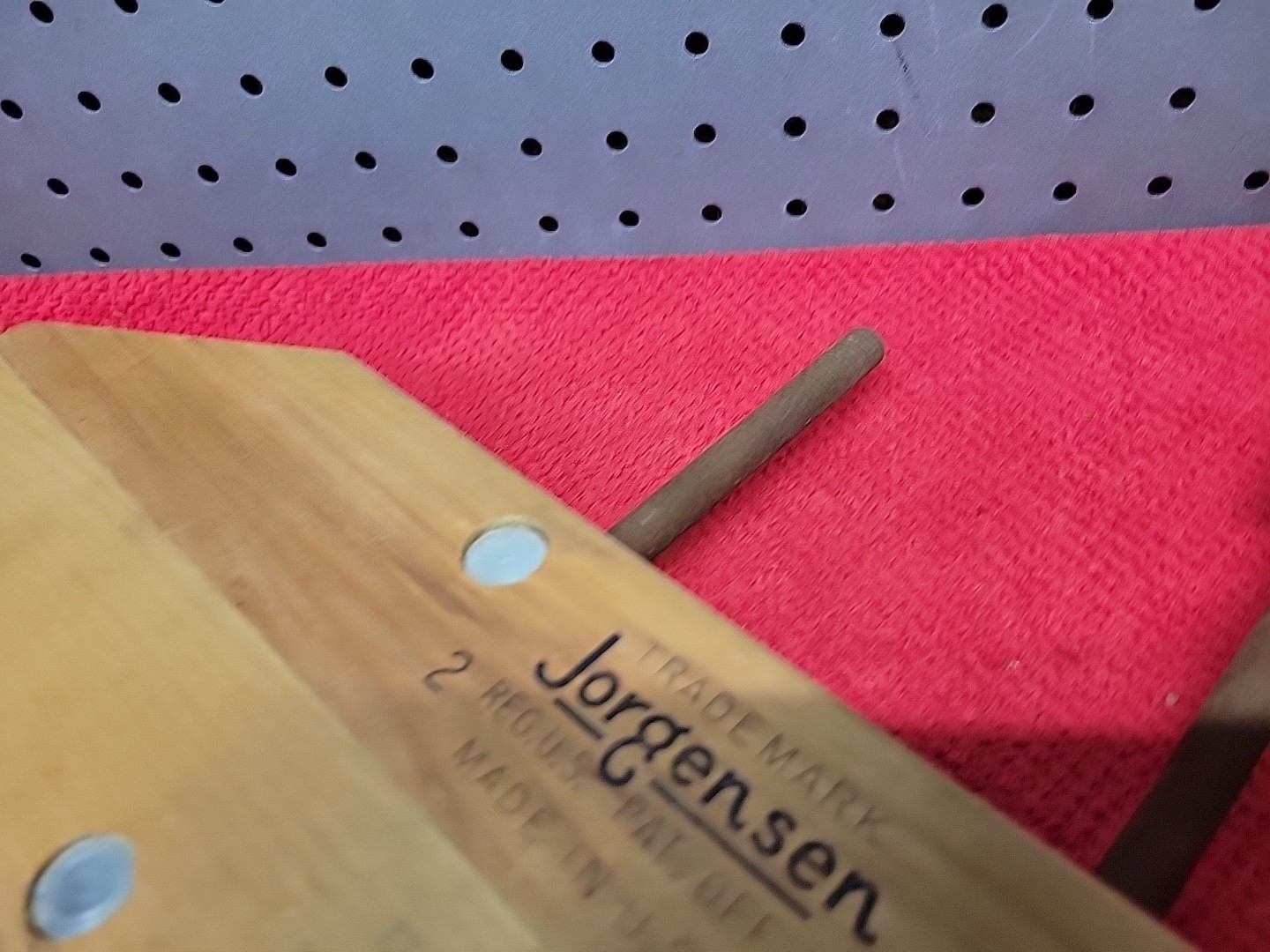 Vtg Jorgensen Wooden Handscrew Clamp 12” Adjustable Clamp Co Chicago USA 🇺🇸