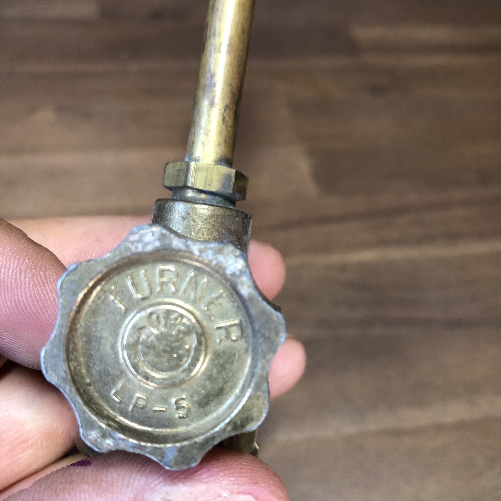 2 Vtg Brass Turner and Magna Welding Gas Blow Torch Tip Nozzle Soldier Brazing