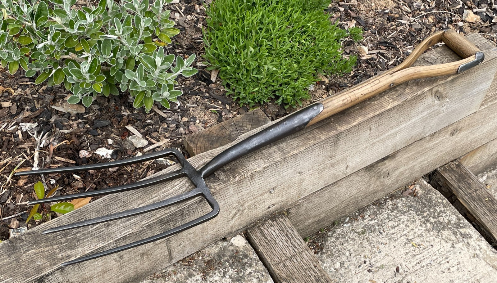 Vintage Branded Garden Fork Digging Cultivating Tool