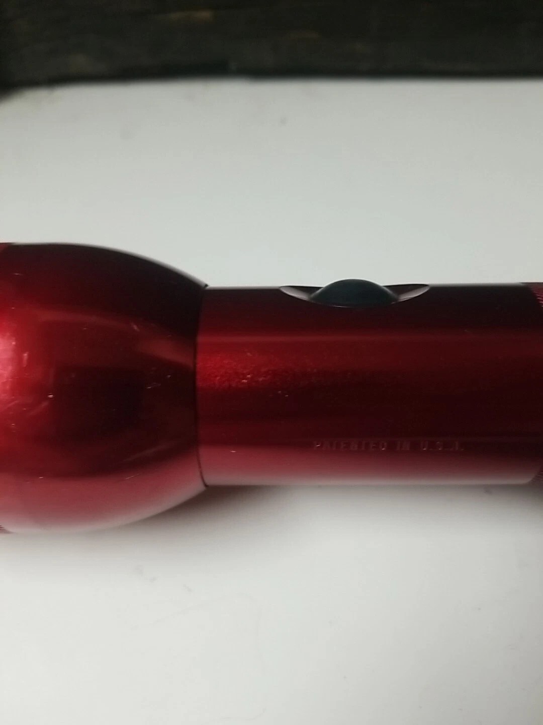 Matco Tool 12″ Mag-lite 3 D Cell Flashlight Red Made In USA **Works Great**