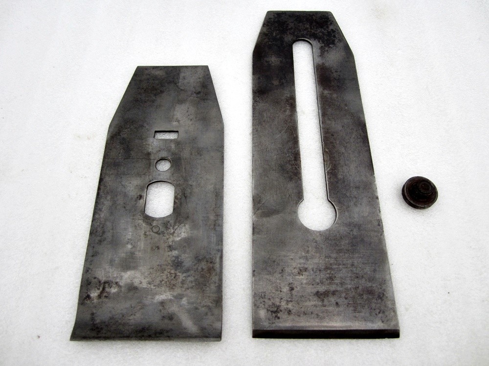 Vintage Stanley Bedrock 607 Wood Plane Iron & Chip Breaker USA