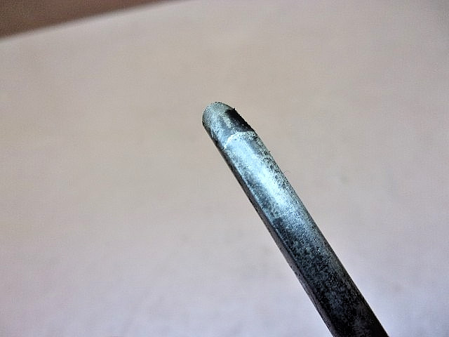 Antique W. BUTCHER Cast Steel 1/8″ Tang Style Shallow Gouge Wood Chisel