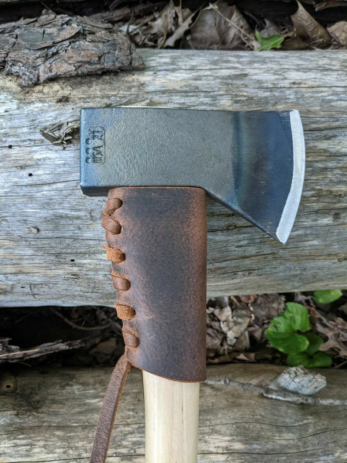 New Model Council Tool Hudson Bay Leather Overstrike Guard (Axe NOT Included)