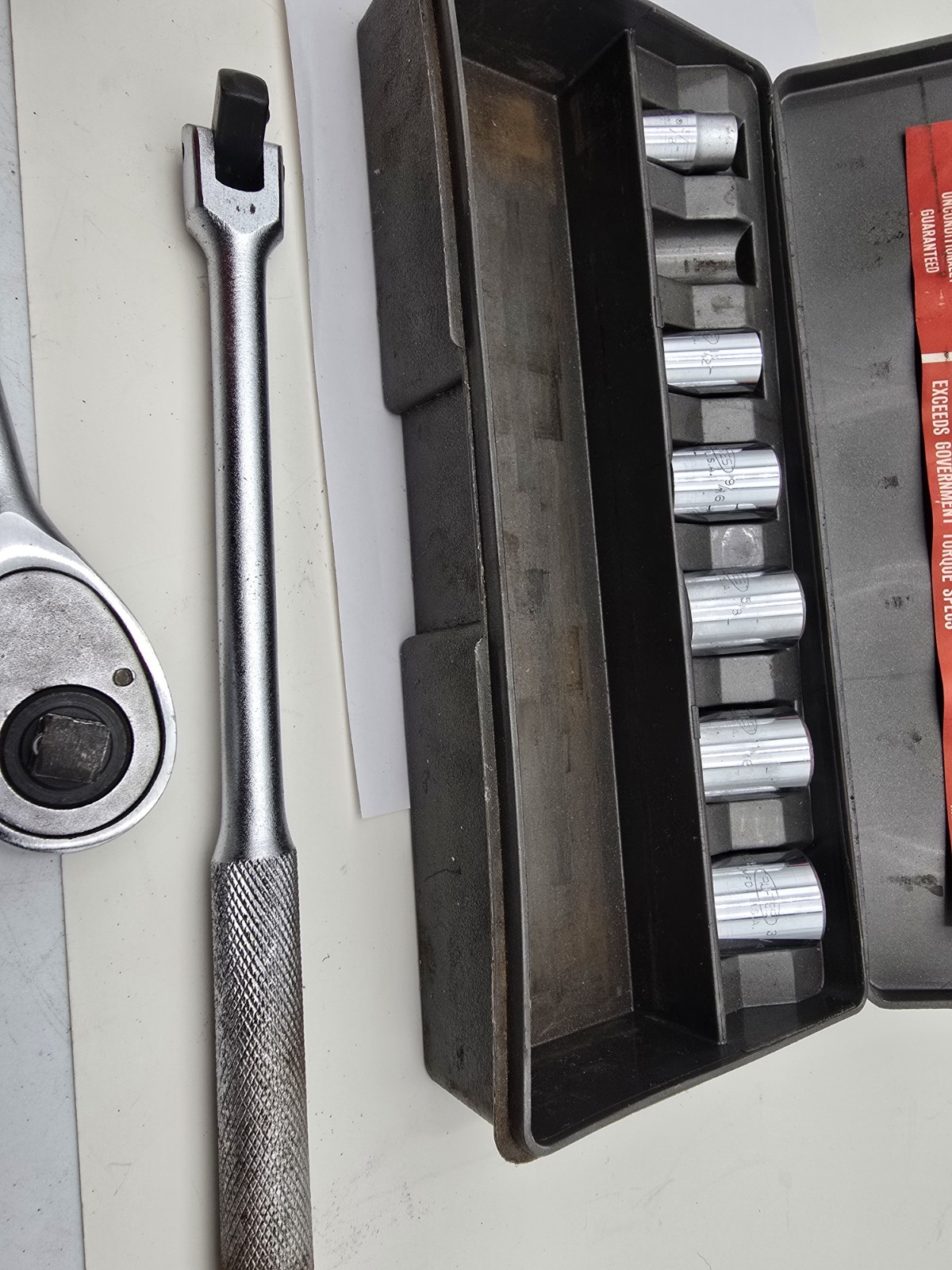 Tru-Test 3/8″ Socket Set With Ratchet SAE 3/8″ – 3/4″