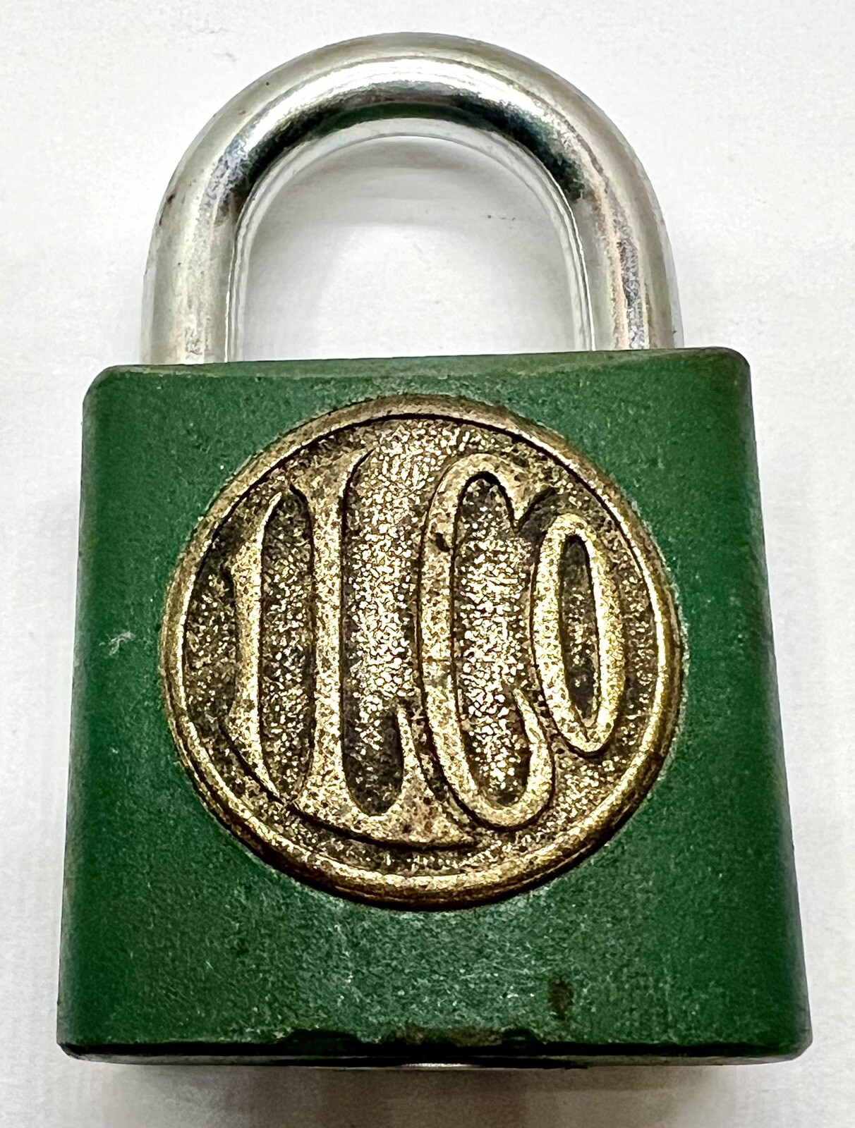 Vintage Collectible ILCO Padlock Illinois Lock Co With Keys