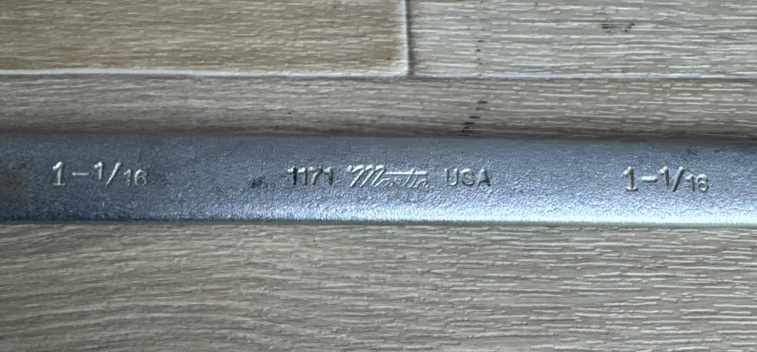 Martin Tools USA 1171 1-1/16 ” 12 Point Combination Wrench