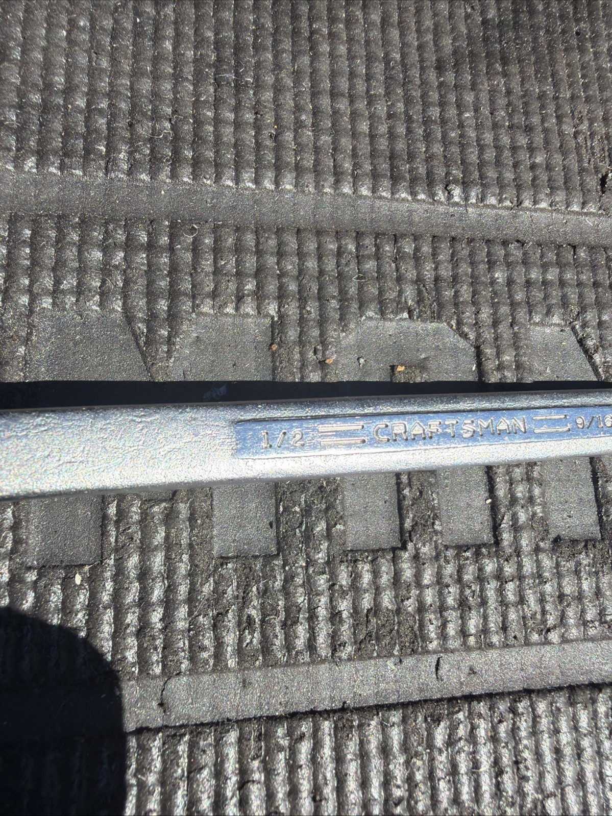Sears Craftsman Pointy A Logo Double Box End Wrench Six 6 Pt Rare 1/2” X 9/16”