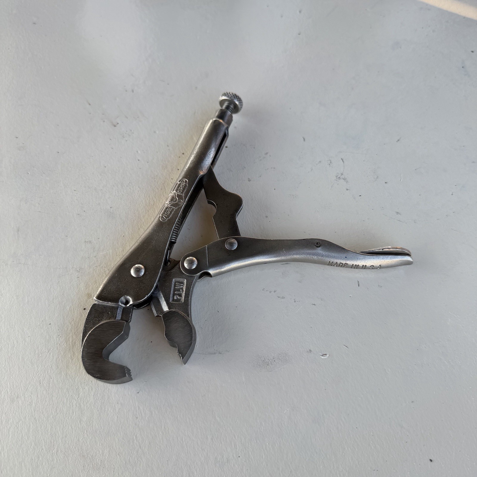 Vintage Petersen Dewitt Nebr.7LW Nut Wrench Vise Grips 7” Locking Pliers