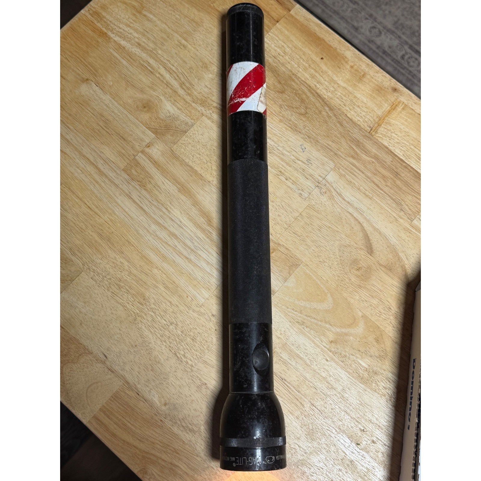 Maglite 5D Cell Flashlight Black Anodized Aluminum Heavy Duty Made in USA 17in
