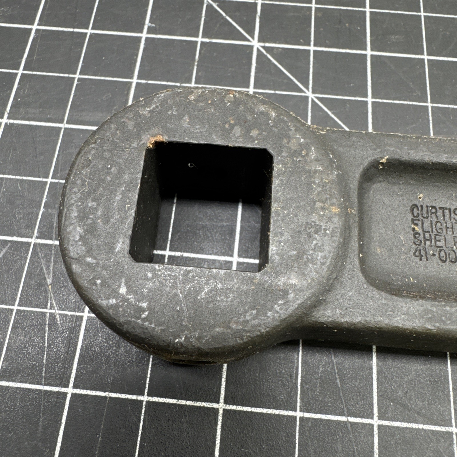 Curtiss Wright Tool Swench Made In USA 41-70787-06 Boxed End Wrench 1 1/8 C5