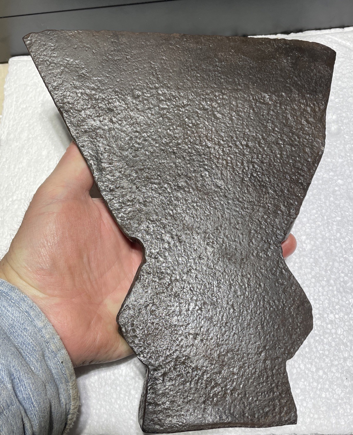Antique Hand Forged 5 1/2 Pound Broad Axe Head No Makers Mark