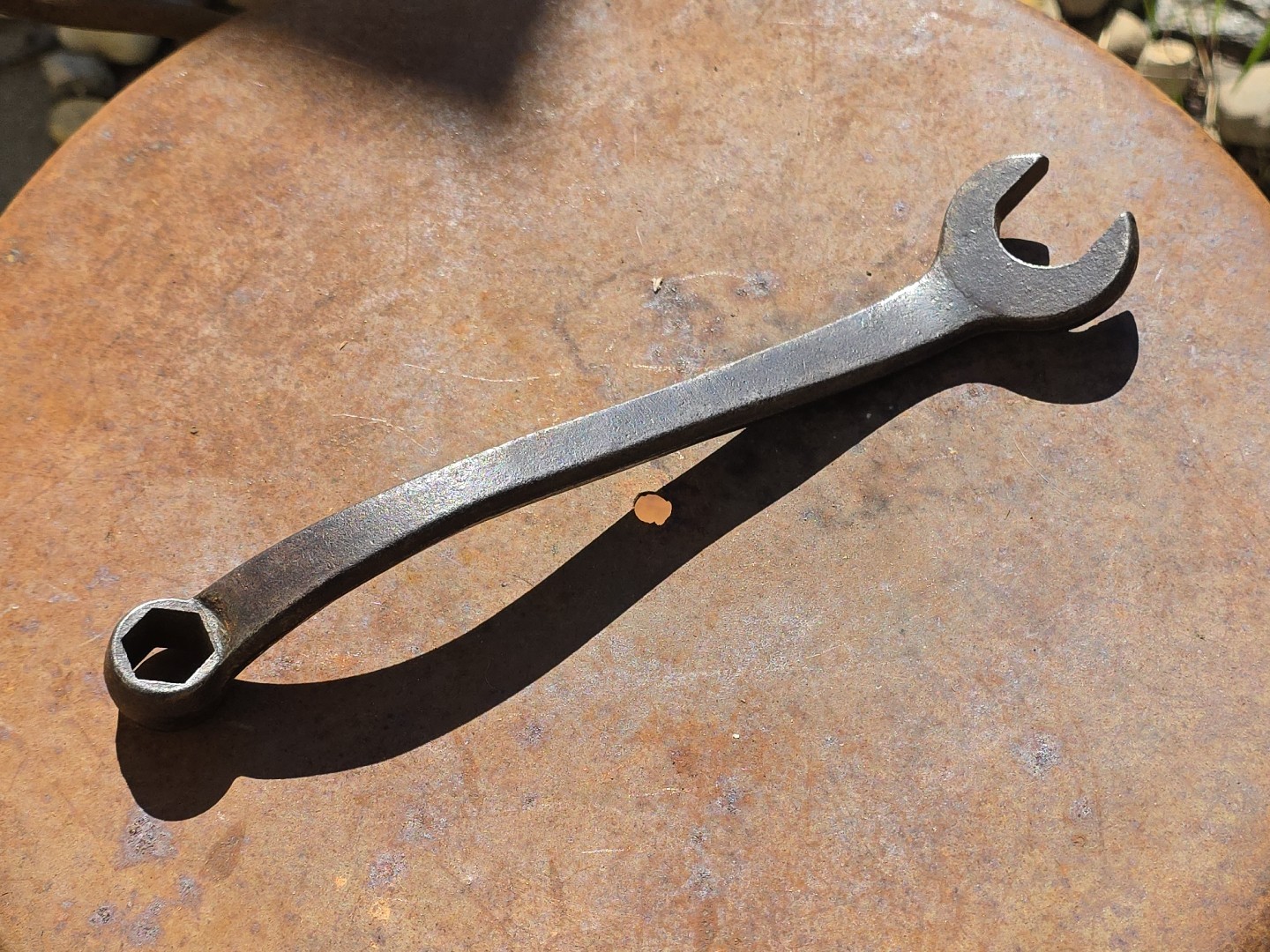 Vintage Ford MH T-5893 Open End Wrench 5/8 x 1 Inch OEM