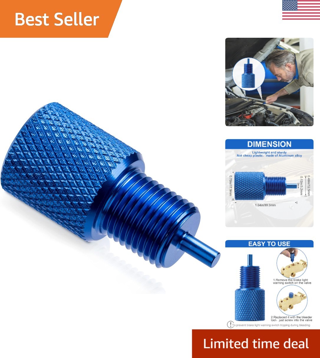 Easy-To-Use Proportioning Valve Bleeder Tool for Chevys and Classic Street Rods