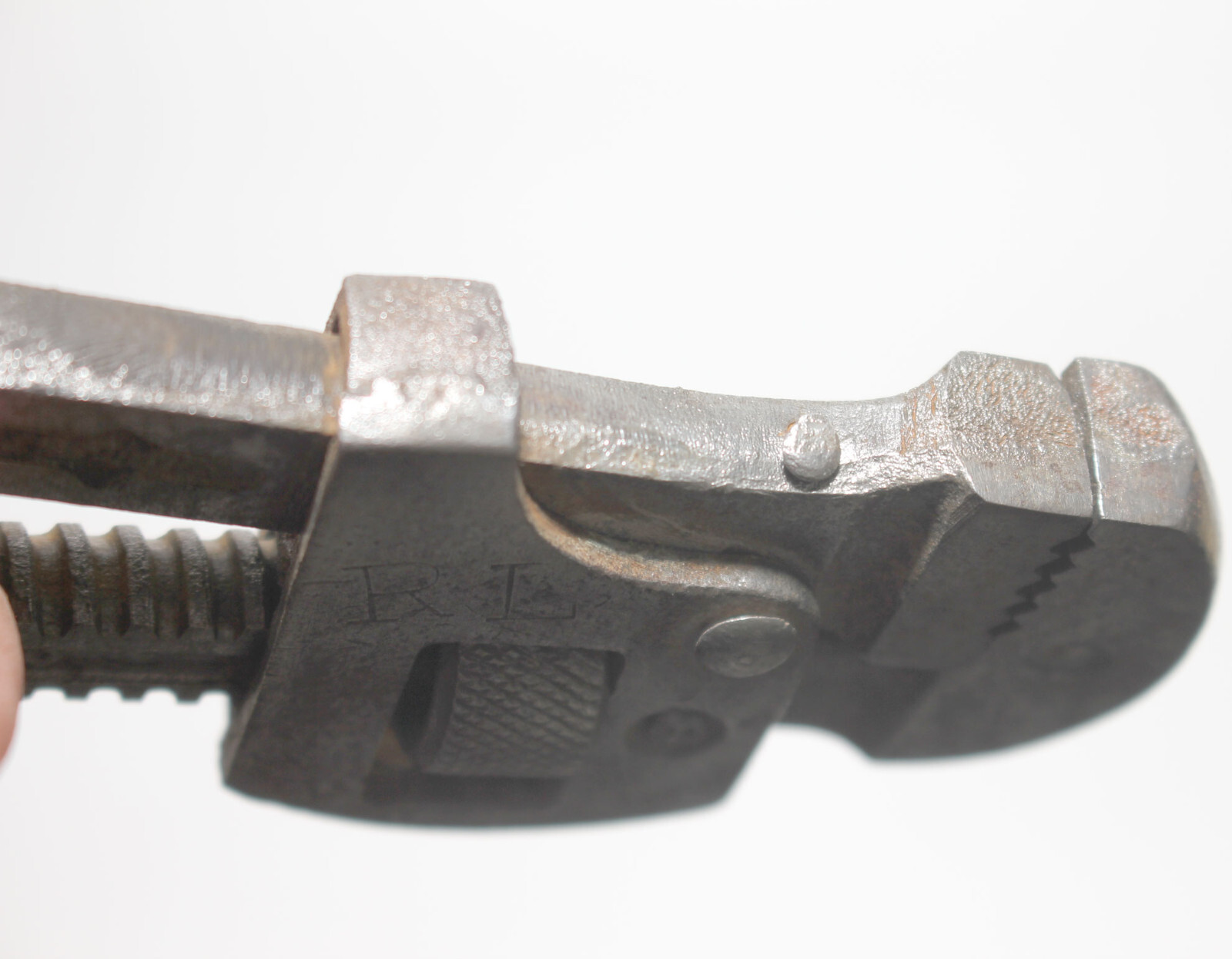Vintage 8″ Adjustable Stillson Pipe Wrench Drop Forged Steel Made in USA